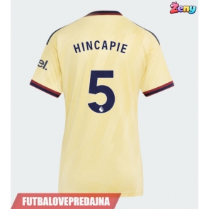 Lacne Ženy Futbalové dres Arsenal Piero Hincapie #5 2026-27 Krátky Rukáv - Tretina